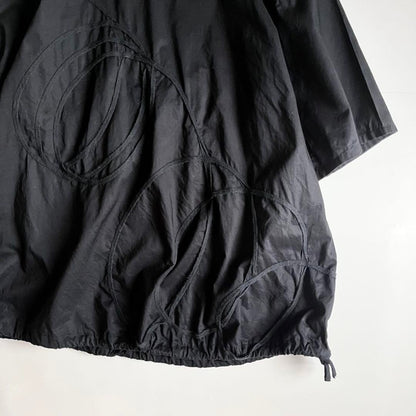 USED VINTAGE ISSEY MIYAKE HAI WIDE PULLOVER BLOUSE. GOOD
