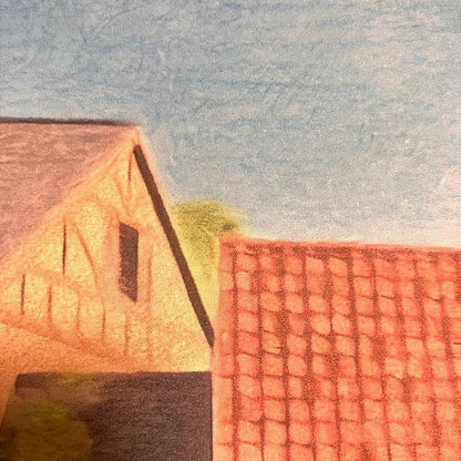 Ghibli Art: "Guchoki Bakery" from Kiki's Delivery Service, 33cm x 24cm