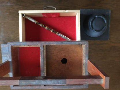 Showa Retro Handmade Tobacco Tool Set with Kissel