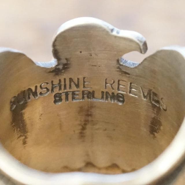 Brand new Sunshine Reeves Thunderbird Ron Mountain Ring US 8.25