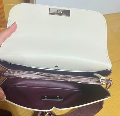 Kate Spade Buddy Apple Toss Shoulder Bag Medium Leather Free Shipping