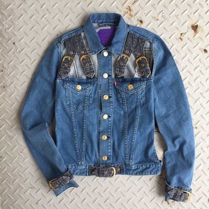 House of Holland x Levi's 2010s Purple Tag Denim Jacket Rare Collaboration