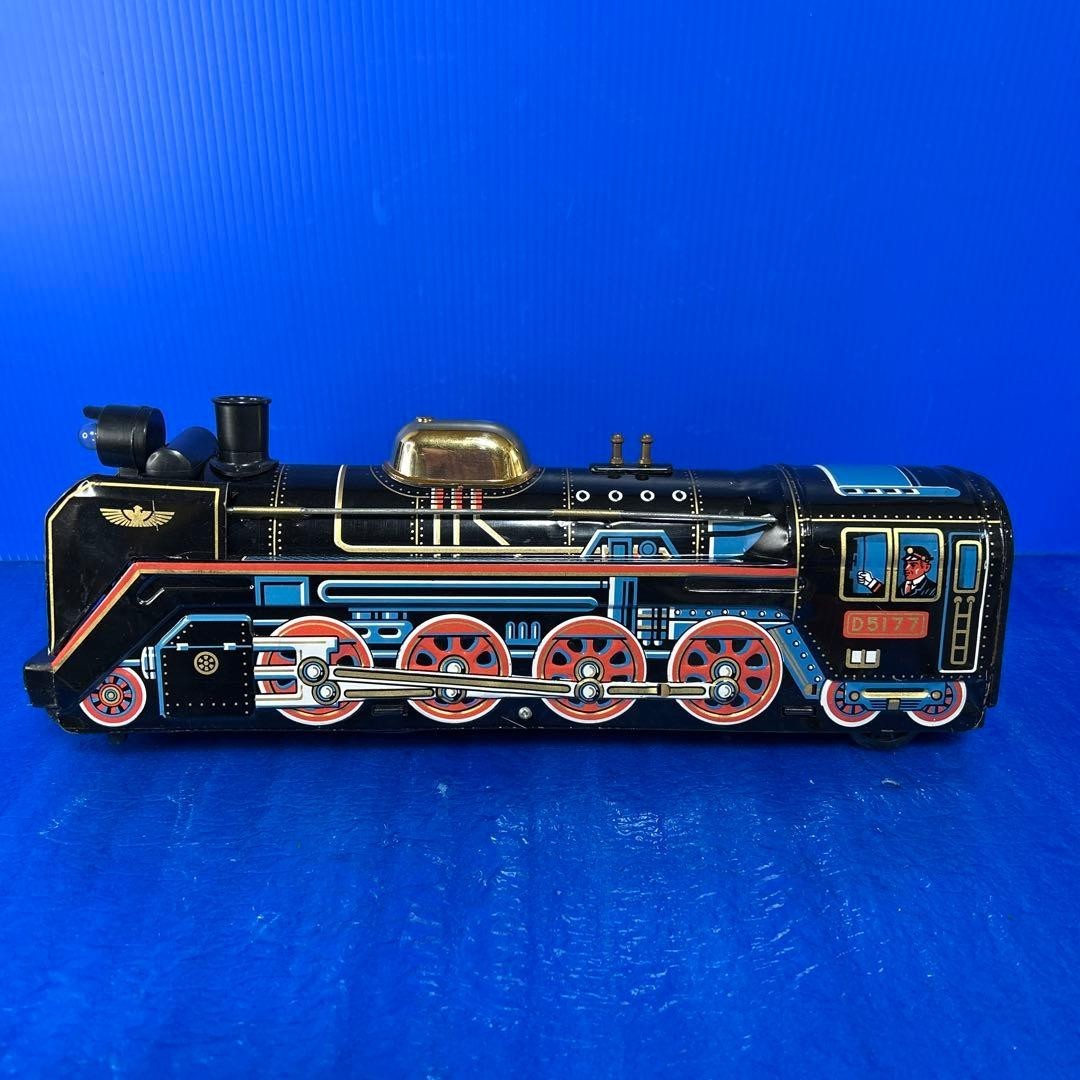 【Showa Retro】Masudaya Degoichiroko D5177 Steam Locomotive Tinplate Locomotive