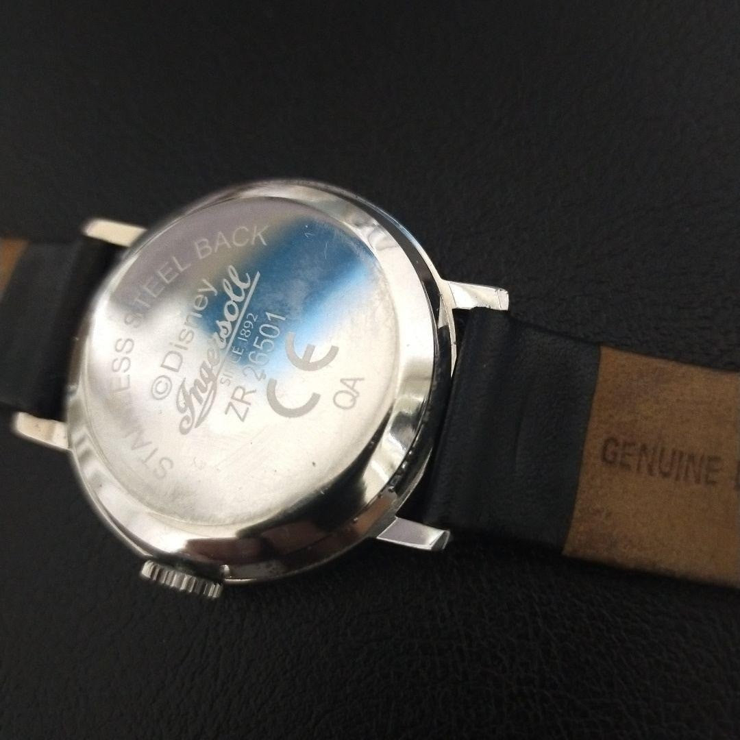Ingersoll Mickey Mouse Watch Disney Unisex Rare From Japan