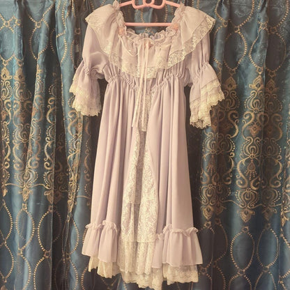 Alice and the Pirates Lavender Frill Lace Lolita Dress