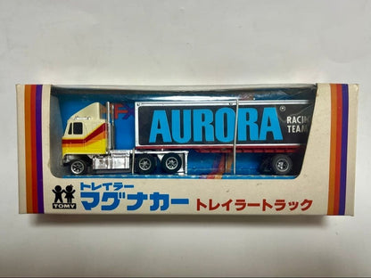 Takara Tomy AFX Magna Car Trailer Truck Aurora Rare Unused Vintage with Box