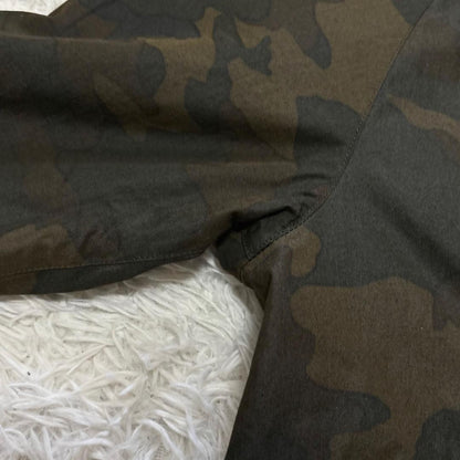 Barbour Camouflage Military Jacket Blouson Coat Men Size 38 With Pins