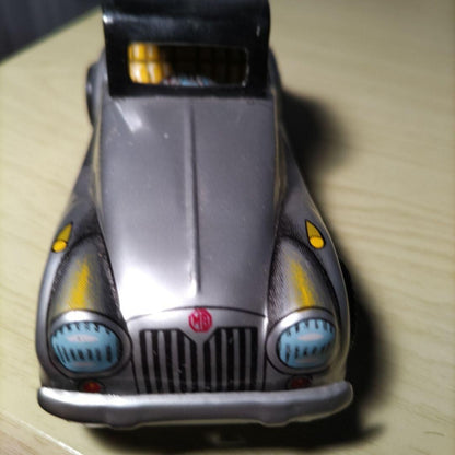 Tinplate classic car like Morgan, made in Japan, about 40 years ago, Showa