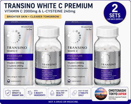 TRANSINO WHITE C PREMIUM 270 tablets 45 days Reduce age spots set of 2