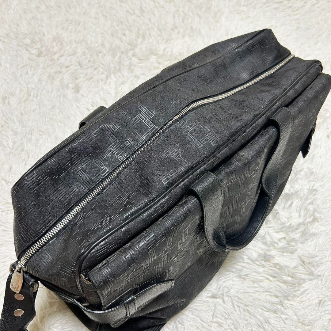 dunhill D Eight 2way Boston Bag Authentic