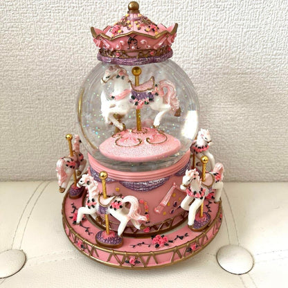 Antique crystal all-goal, unicorn, Showa Retro.