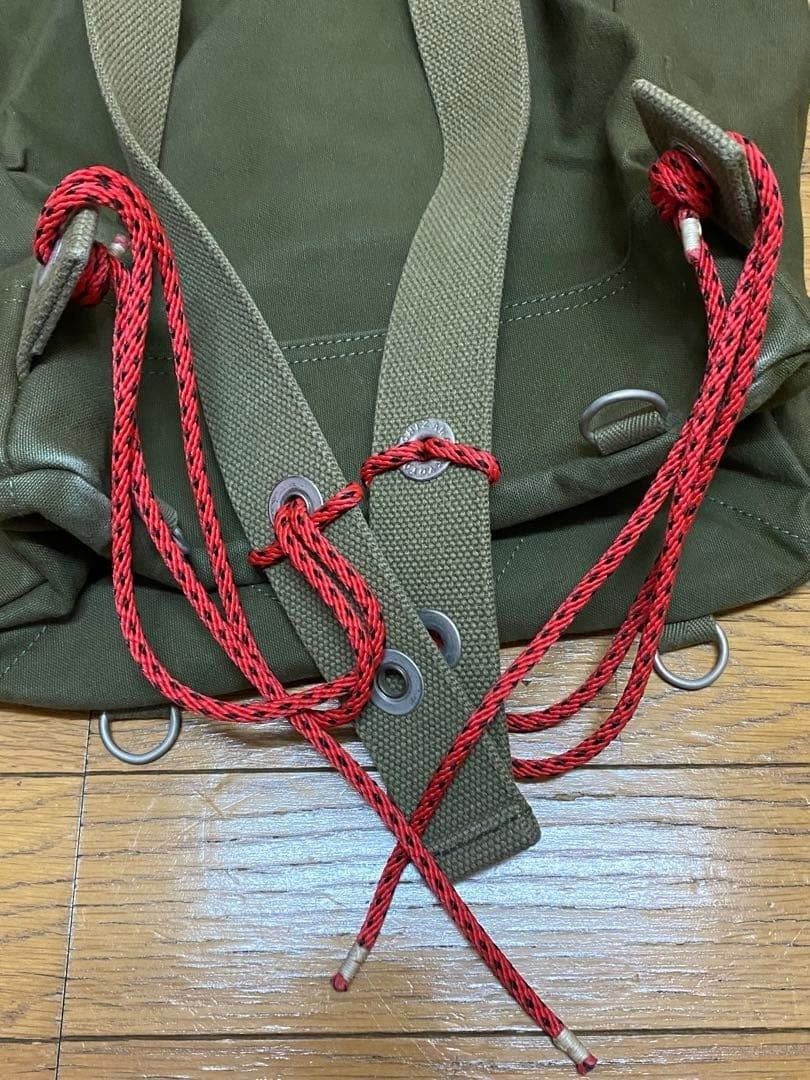 Ichizawa Hanpu Rare Backpack Shinzaburo Canvas Rucksack From Japan