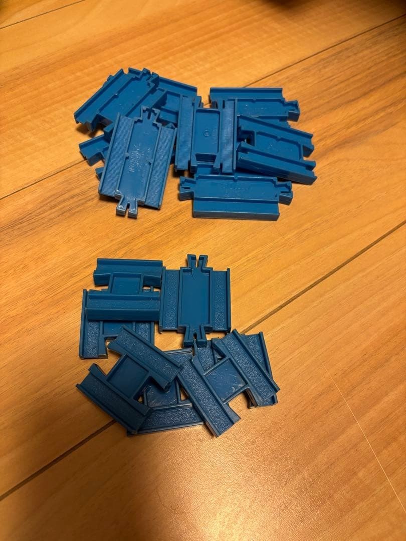 Tomy Thomas Plarail Rail Set Vintage Lot Blue Tracks 100 Pieces Complete