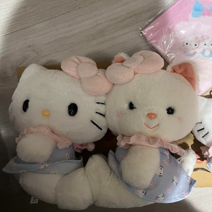 Yoshitoku Retro Plushie ÁESanrio Characters Hello Kitty ✁ECreamy Neko