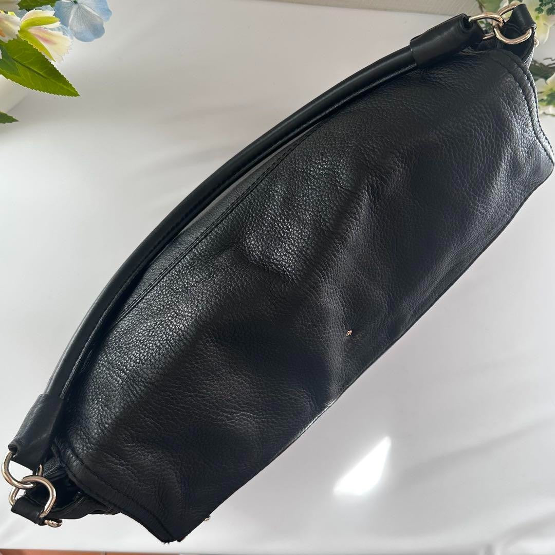 Kate Spade Genuine Leather Tote Bag Large Capacity Business Bag Black