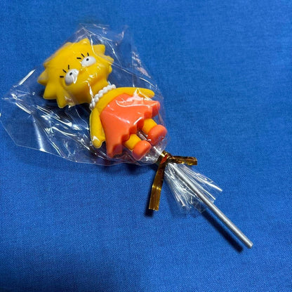 Rare Vintage The Simpsons 3-Piece Garden Pick Set: Marge/Bart/Lisa