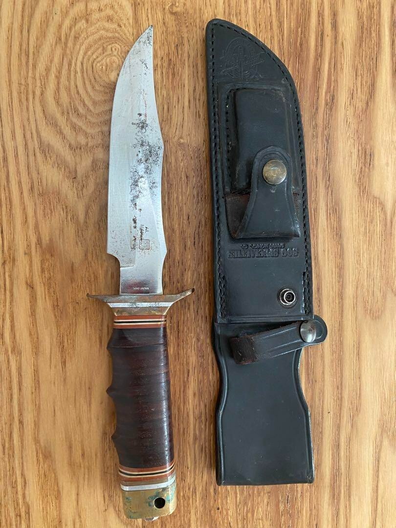 AL MAR80s Vintage Survival Knife MAC-V-SOG Special Force SEKI Made In JAPAN