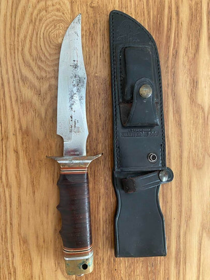 AL MAR80s Vintage Survival Knife MAC-V-SOG Special Force SEKI Made In JAPAN