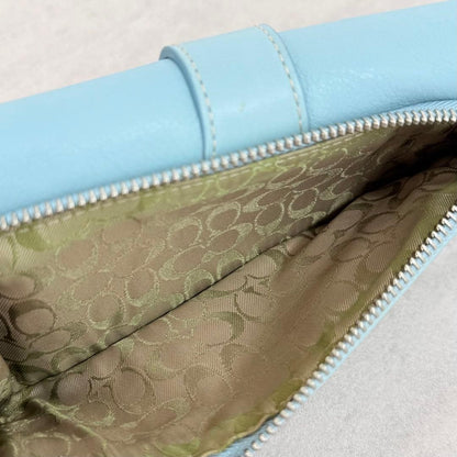 COACH Long Wallet 2-Piece Set Soho Turquoise Blue