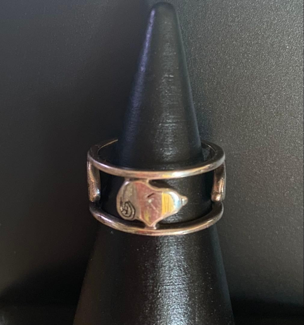 Snoopy Silver 925 Spinner Ring Size 9 Vintage Rare Character Band