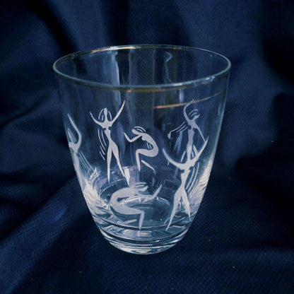 Showa Retro Morozov Brewery Rock Glass Tumbler Glass Novelty 4-Piece Set