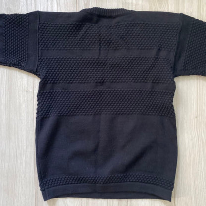 S.N.S HERNING Gandhi Knit S Size Black Merino Wool 100%