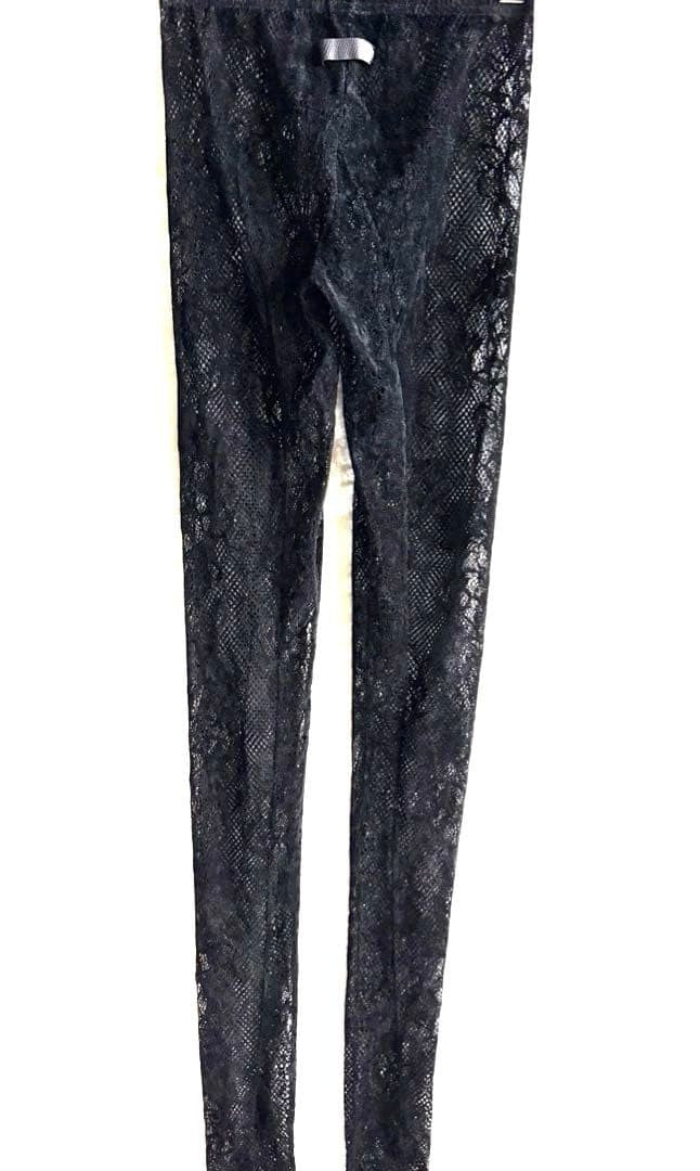IF SIX WAS NINE LEG/LG BLACK LACE Women's Leggings Size 0