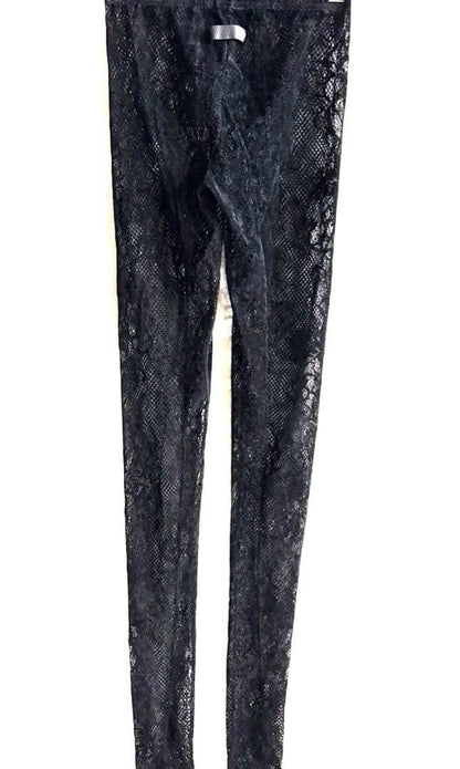 IF SIX WAS NINE LEG/LG BLACK LACE Women's Leggings Size 0