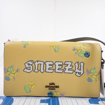 Used COACH Disney Collaboration Leather Shoulder Bag