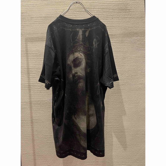 16SS Givenchy Jesus Art Columbian Fit T-Shirt Gothic Riccardo Tisci Black S Used