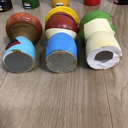 1970 Osaka World Expo: Ceramic piggy banks (9 pieces)