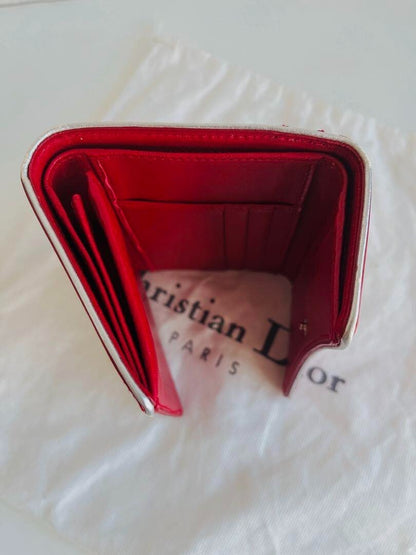 Rare Dior John Galliano Era Trailer Wallet Red From Japan