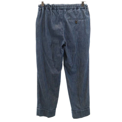 MIUMIU made in Italy Denim-like Easy Ankle pants 38 Navy Women