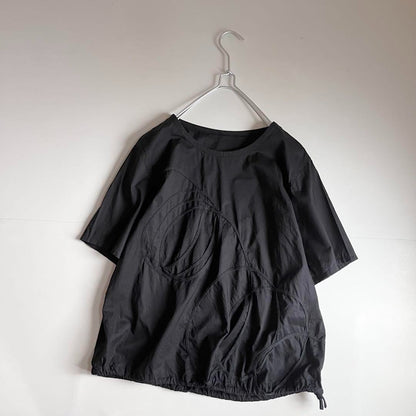 USED VINTAGE ISSEY MIYAKE HAI WIDE PULLOVER BLOUSE. GOOD