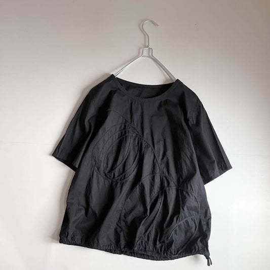 USED VINTAGE ISSEY MIYAKE HAI WIDE PULLOVER BLOUSE. GOOD