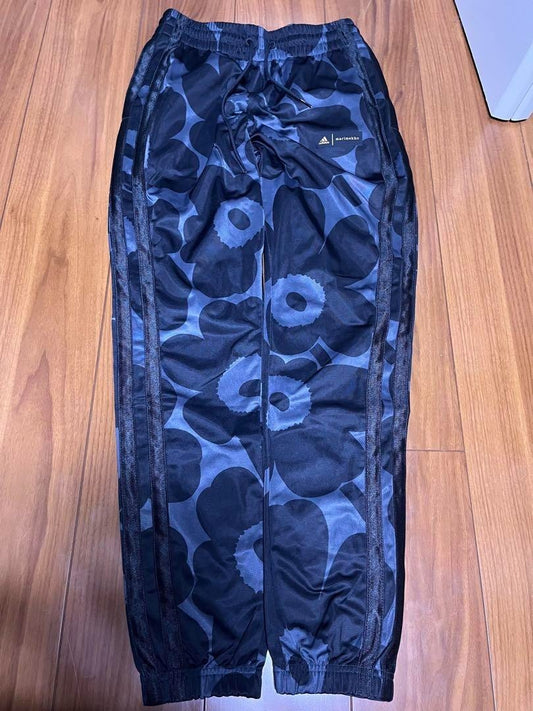 Adidas x Marimekko Collaboration Jersey Pants S Black Limited Edition Rare Sport