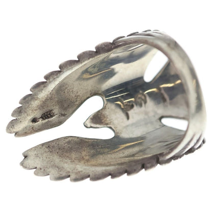 TADY & KING Ginawa Turquoise Eagle Ring Silver