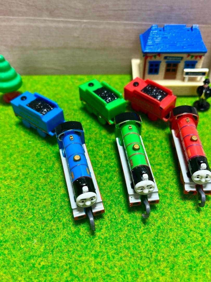Tomy Capsule Plarail Mike Bart Rex Train Capsule Vehicle Toy Used Rare
