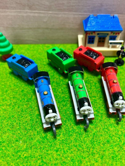 Tomy Capsule Plarail Mike Bart Rex Train Capsule Vehicle Toy Used Rare