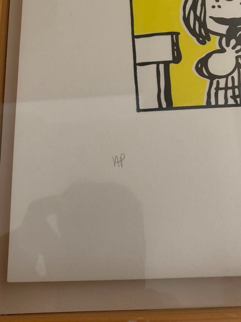 Mark drew Silkscreen edition autographed and framed #2 From Japan