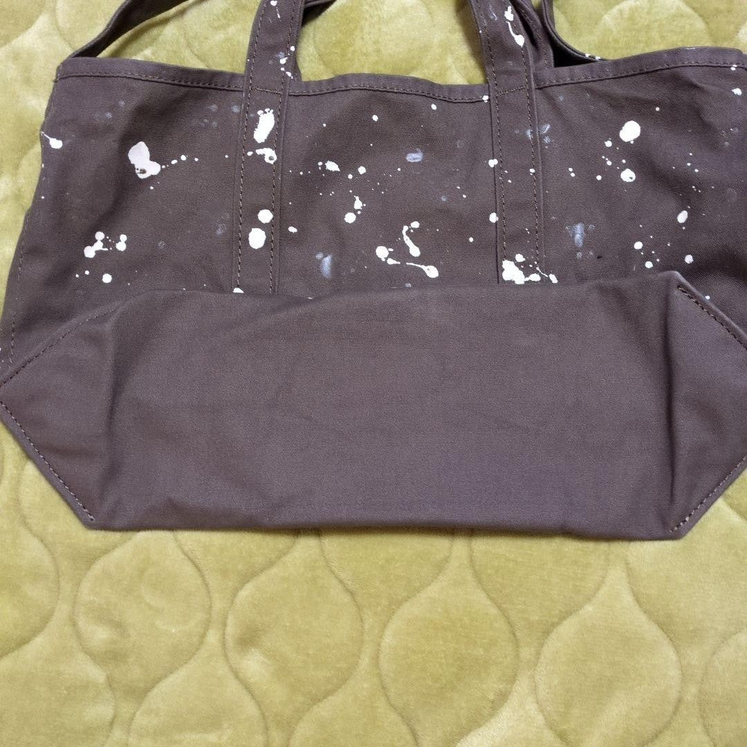 L.L.Bean Tote Bag Canvas Brown All-over Pattern from JP