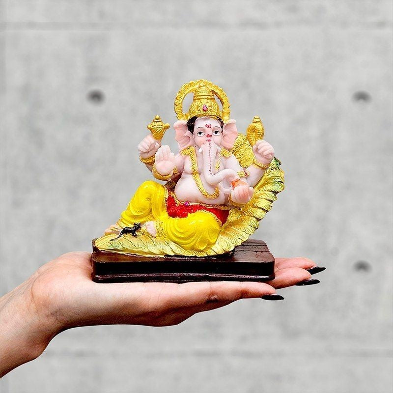 Color Ganesha Figurine Object Interior Buddha Statue Figure Goddess Lakshmi