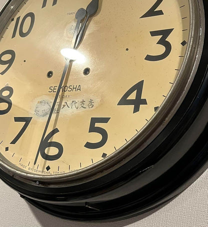 Antique clock, early Showa period, SEIKOSHA, spring-driven, retro