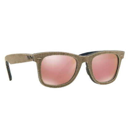 'Ray-Ban' Fashion Glasses Brown color Frame WAYFARER RB2140F 1193Z2 52mm USED
