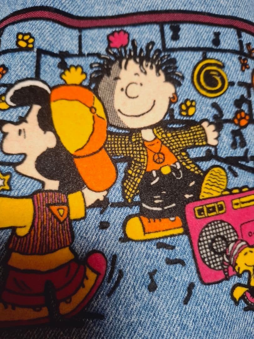 Peanuts Snoopy Denim Jacket Snoopy Women Limited Edition Rare Anime Model Jacket
