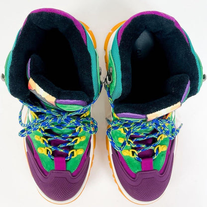 Gucci Adidas Lace-Up Trekking Boots Multi-Color US 6.5 Excellent Used No Box F/S