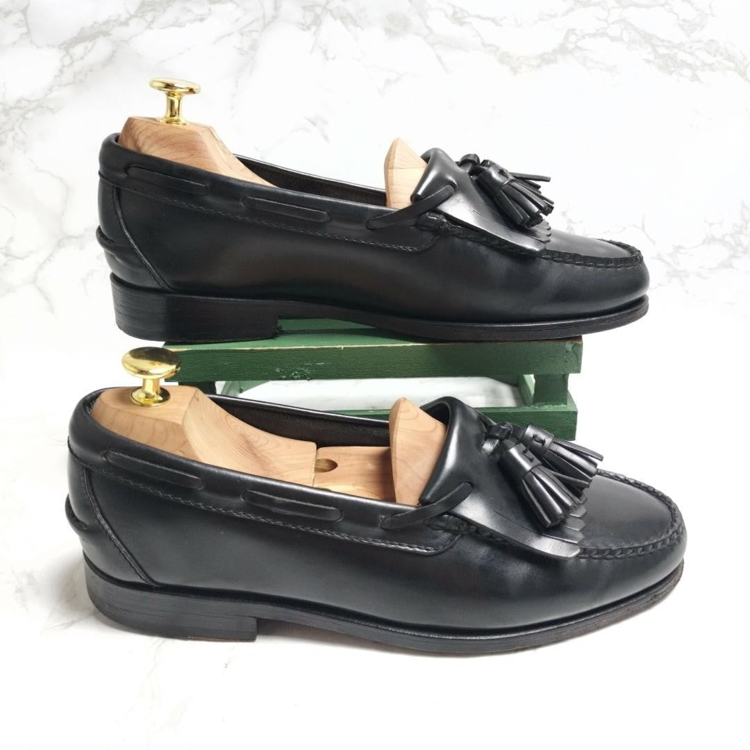 Men 6.5US Ralph Lauren Shoes Polo Tassel Quilted Loafers 6 1/2 Leather Limited E