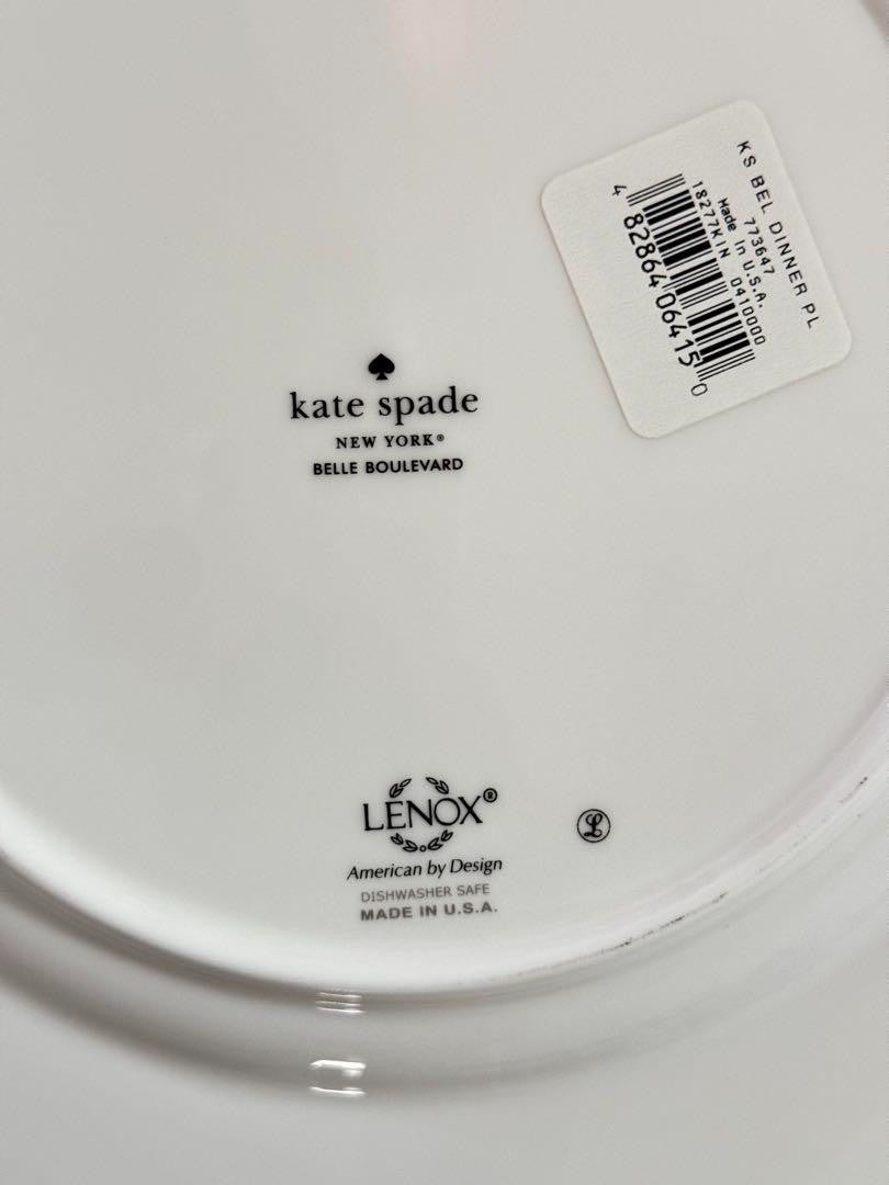Kate Spade Belle Boulevard Plate 27cm 4 Set Lenox