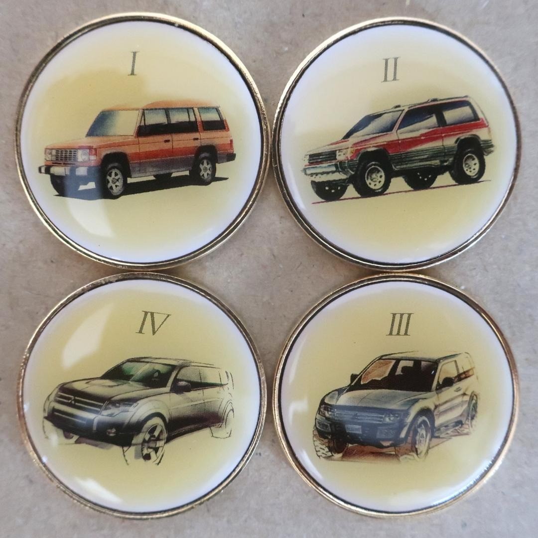 Vintage MITSUBISHI PAJERO Magnet Golf marker NEW "Super rare" from Japan