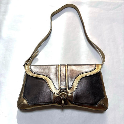 Kate Spade Gold Silver Shoulder Bag